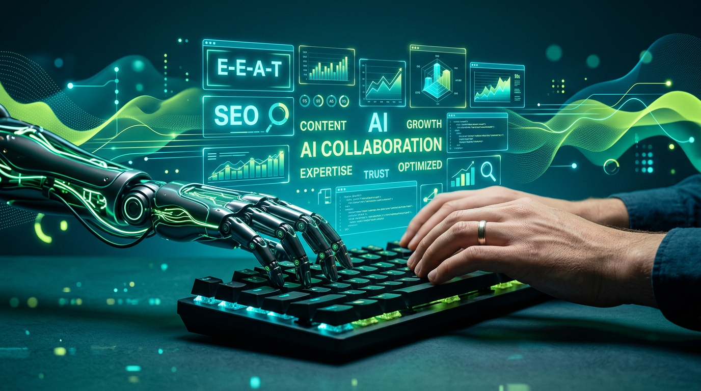 Blog com IA: Como escalar a produção de conteúdo técnico sem perder o fator humano (E-E-A-T)