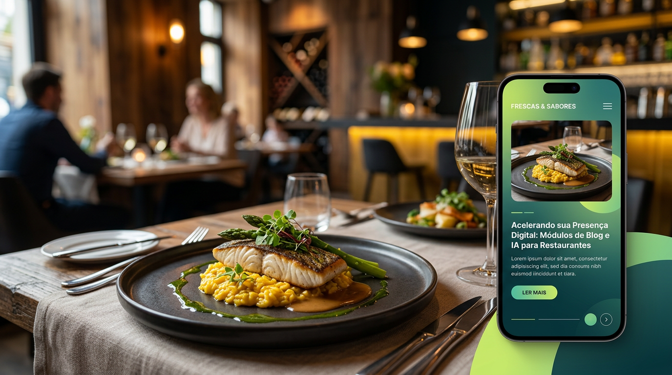Restaurantes e Gastronomia: Acelerando sua Presença Digital com Módulos de Blog e IA Local