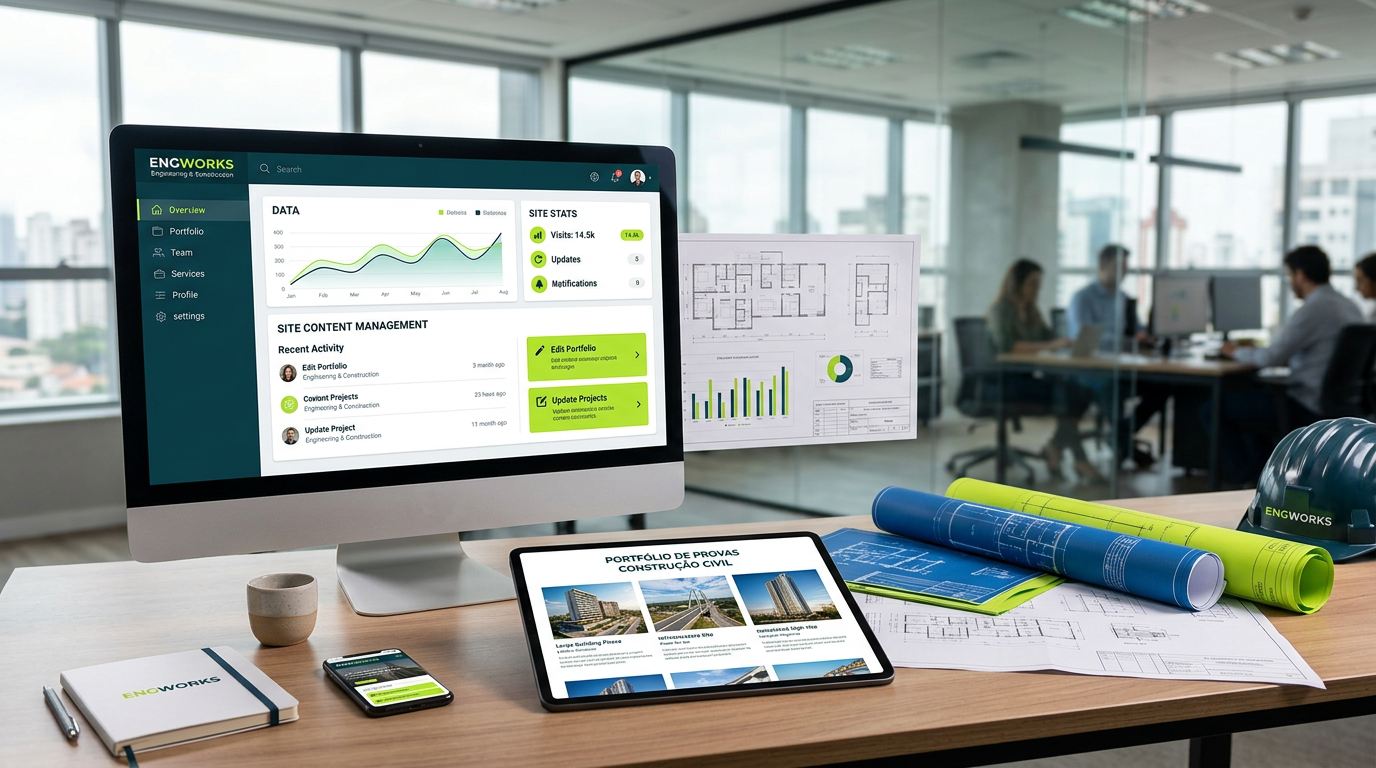 A importância de um site institucional gerenciável para empresas de engenharia