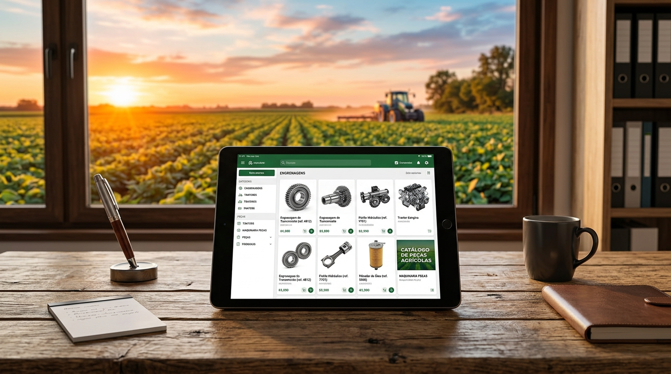Presença Digital no Campo: A Importância do Catálogo de Peças Agrícolas para PMEs