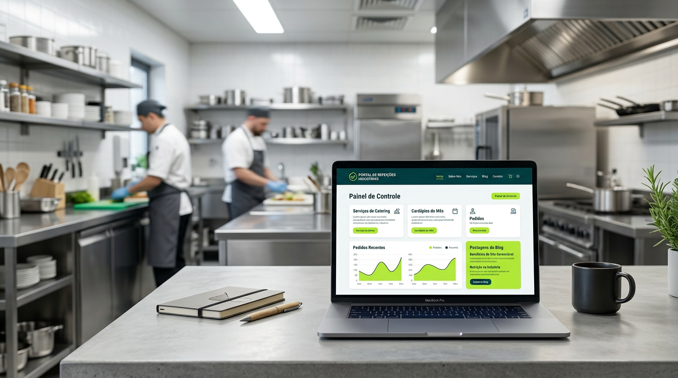 A importância de um site institucional gerenciável com blog para empresas de refeição industrial