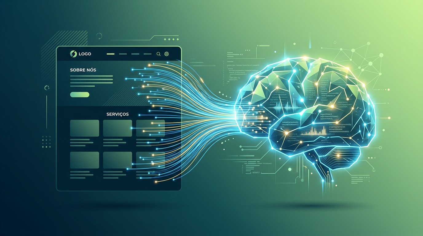 O Fim do Site 'Vitrine': Como as IAs (ChatGPT, Gemini) consomem os dados da sua empresa