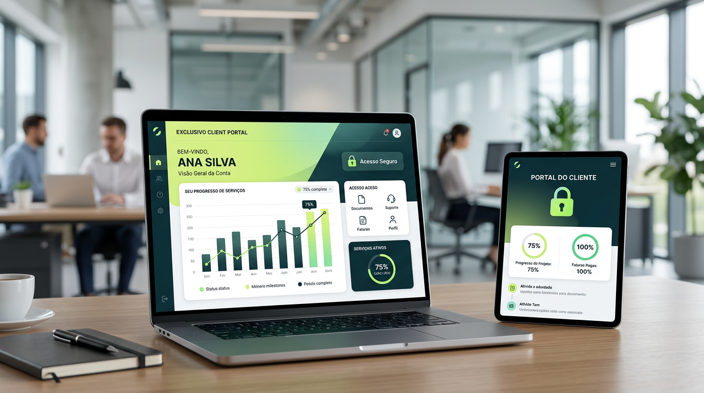 Fidelização no Setor de Serviços: O valor de oferecer um Portal do Cliente exclusivo e seguro
