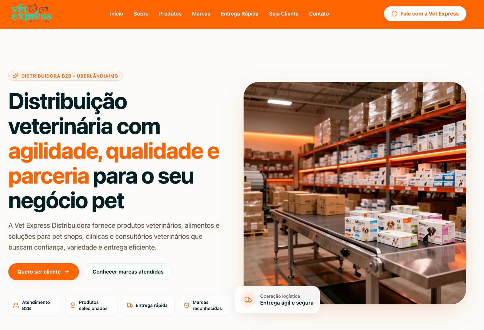 Vet Express Distribuidora — depois